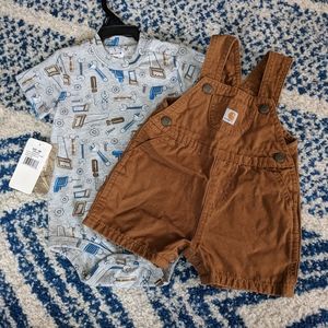 9mo. Carhartt Overall Set